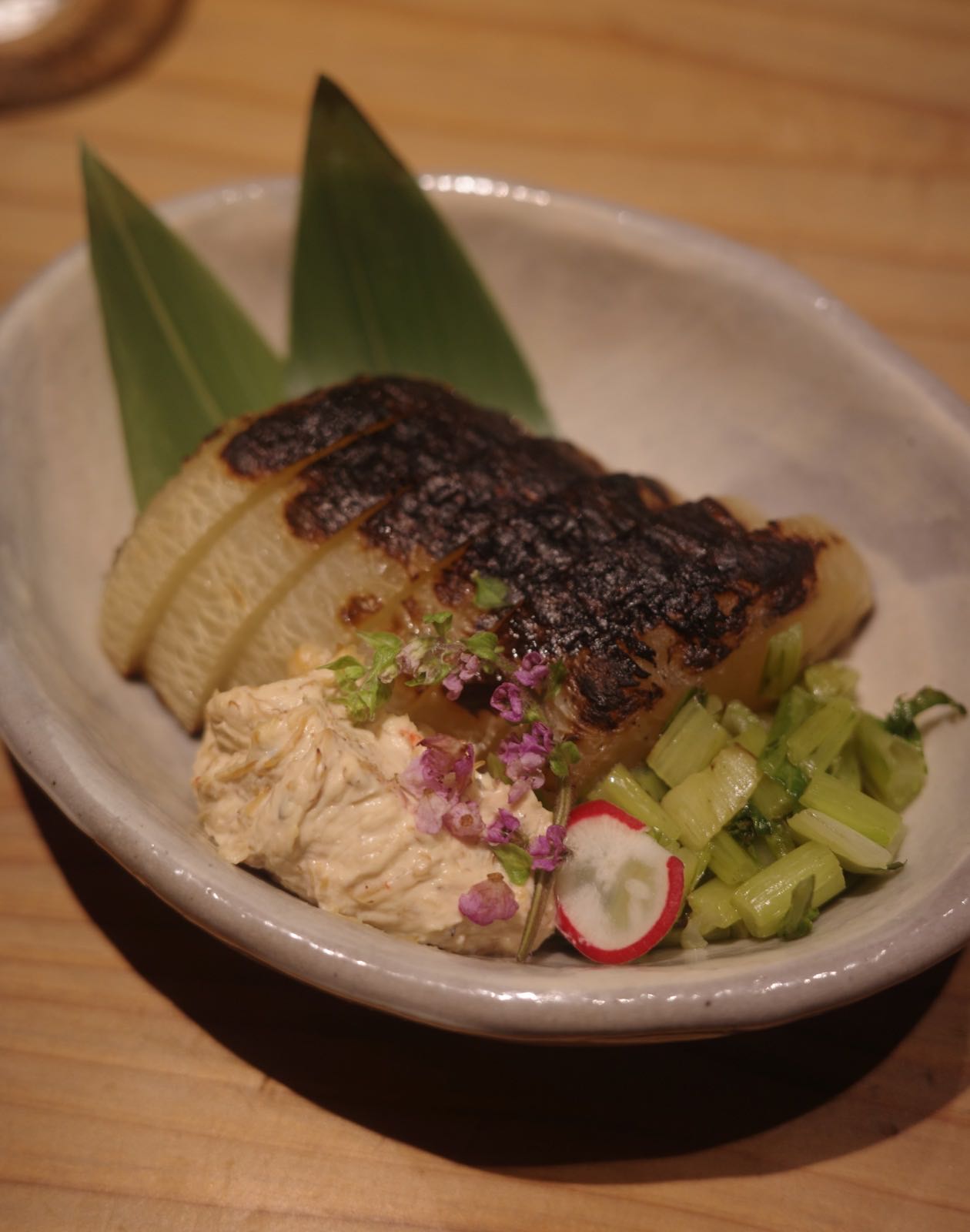 炭焼きの魚